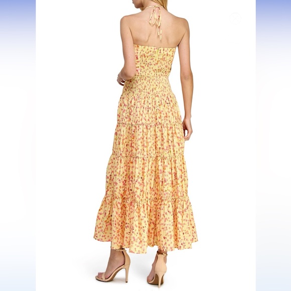 ⚡️NWT⚡️KOKO + MASON Floral Tiered Maxi Dress - Picture 2 of 9